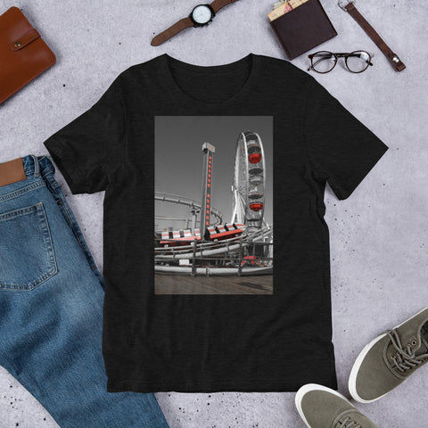 Santa Monica Pier Short-Sleeve Unisex T-Shirt